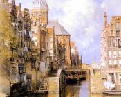 约翰内斯 克里斯蒂安 卡雷尔 克林肯贝格 : The Oudezijdsvoorburgwal Amsterdam